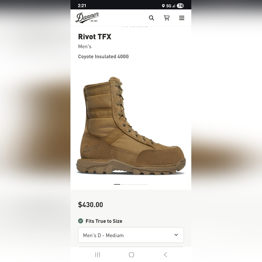 Danner Rivot TFX Men's Tactical Boots